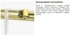 NEW TRENDY Kabina prysznicowa drzwi podwójne przesuwne PRIME LIGHT GOLD 100x100x200 D-0420A/D-0421A